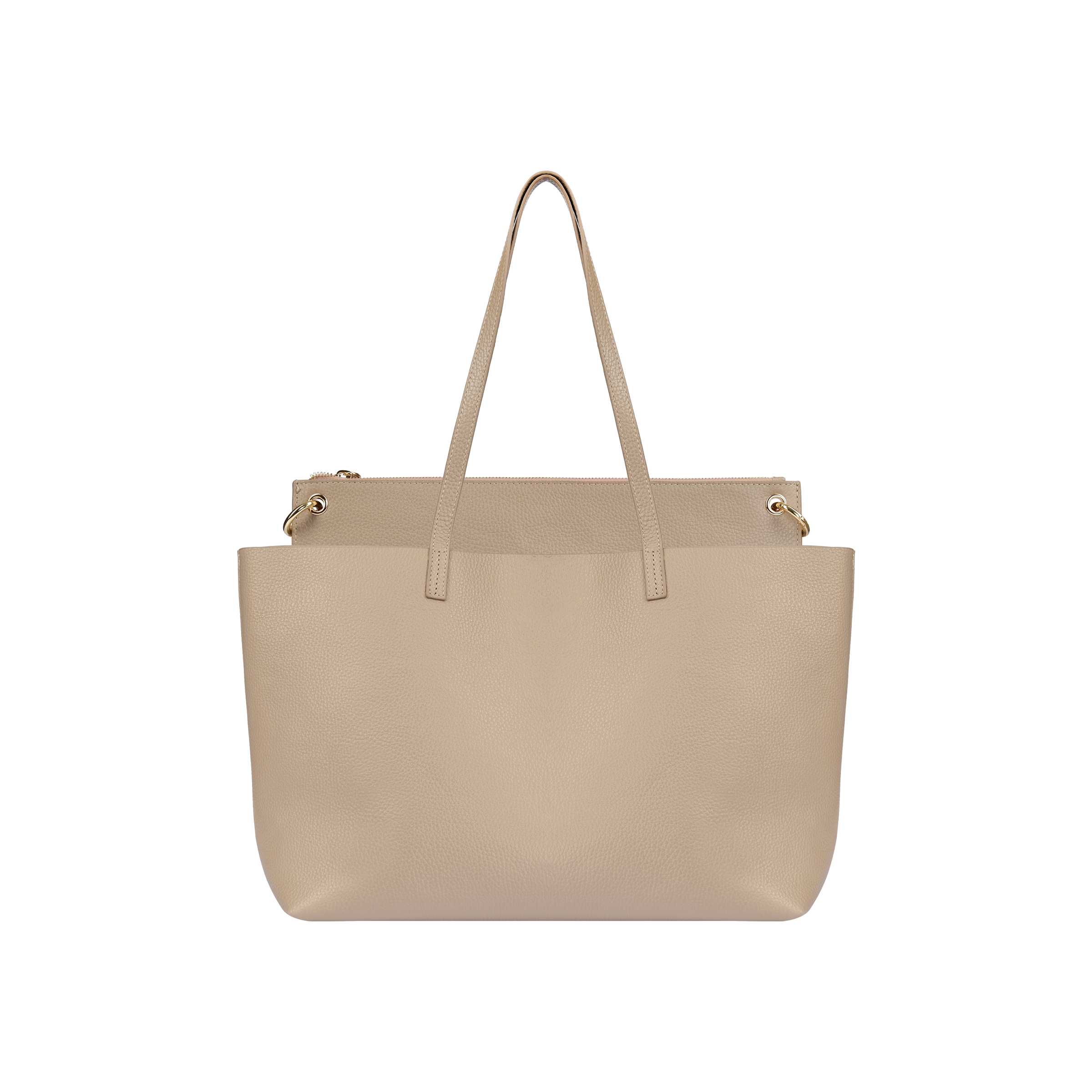 Soft and durable leather in Lumi Bag Elephant’s Breath