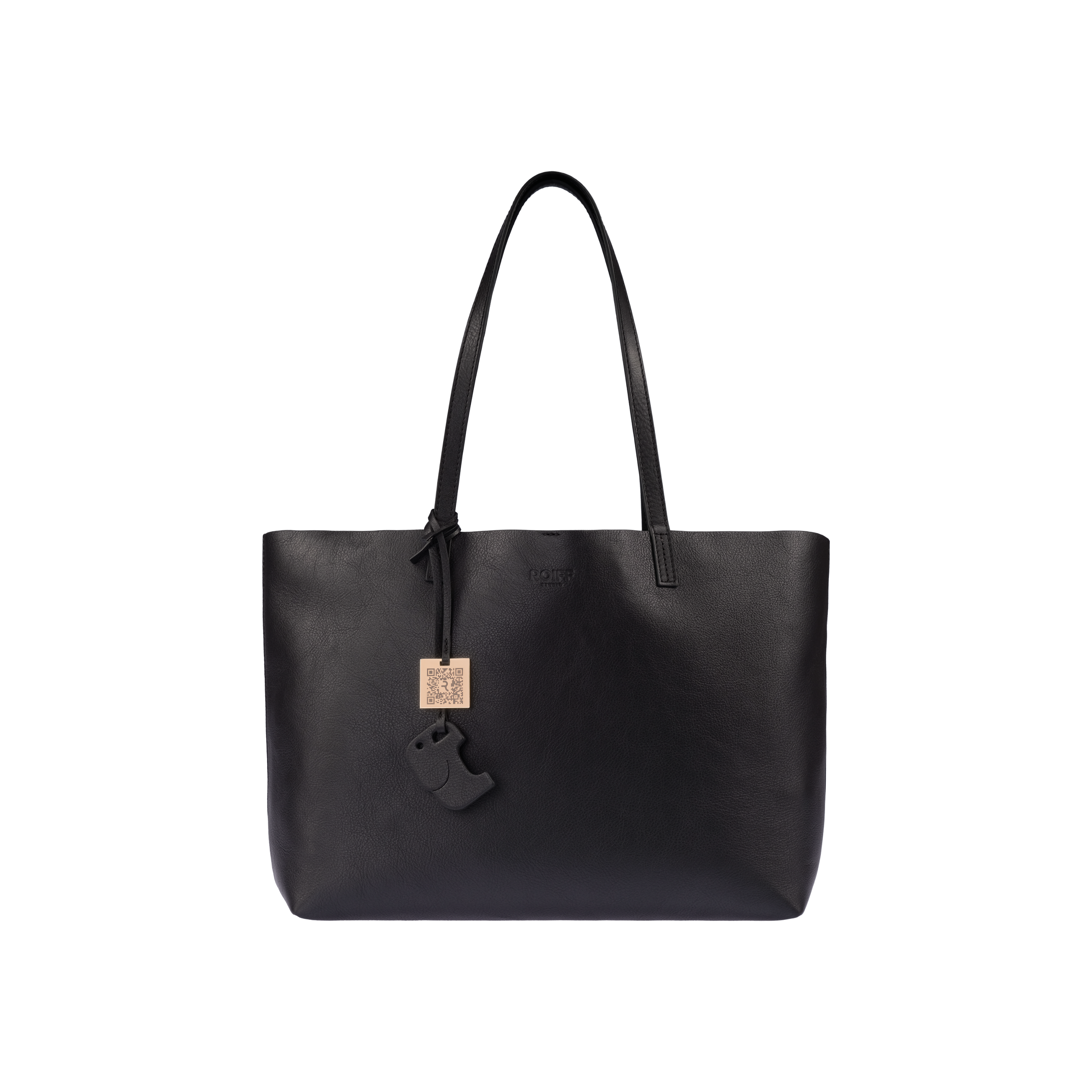 Luna Bag in Midnight featuring a deep-tone leather finish