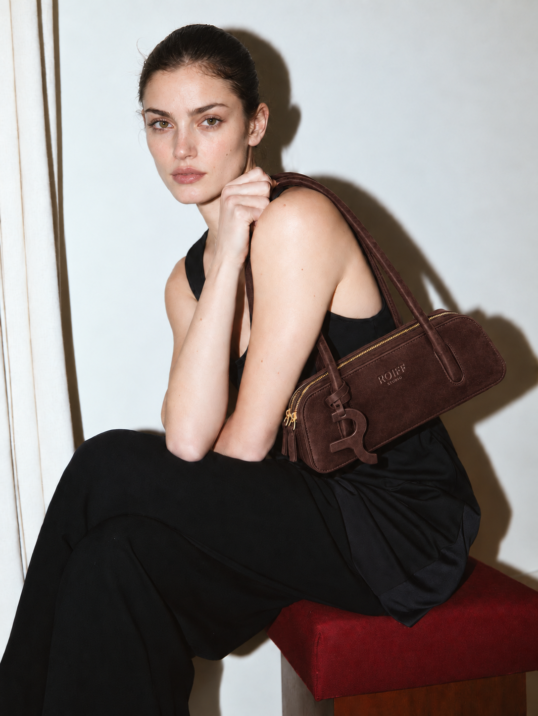 Elke Suede Dark Brown