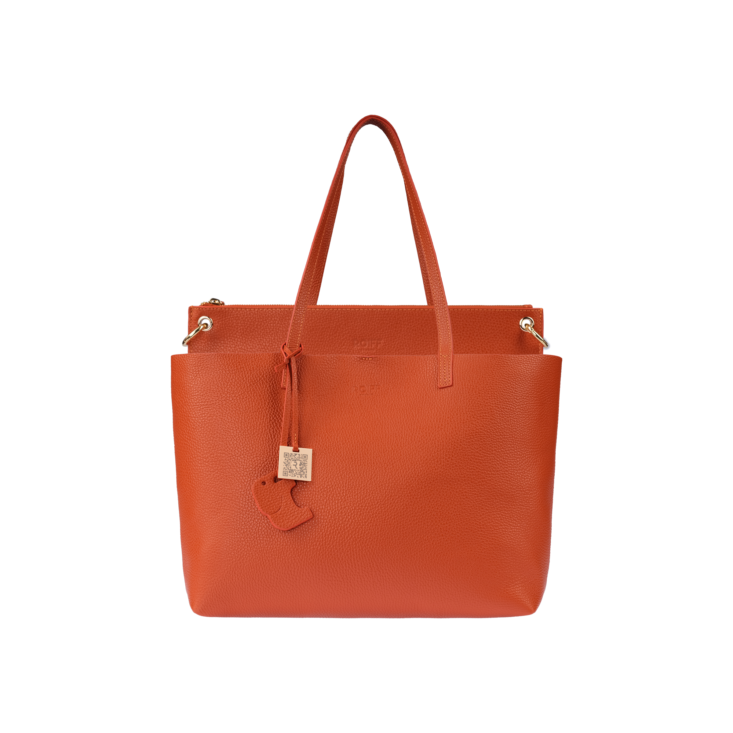 Versatile tote bag in Corange for work and leisure