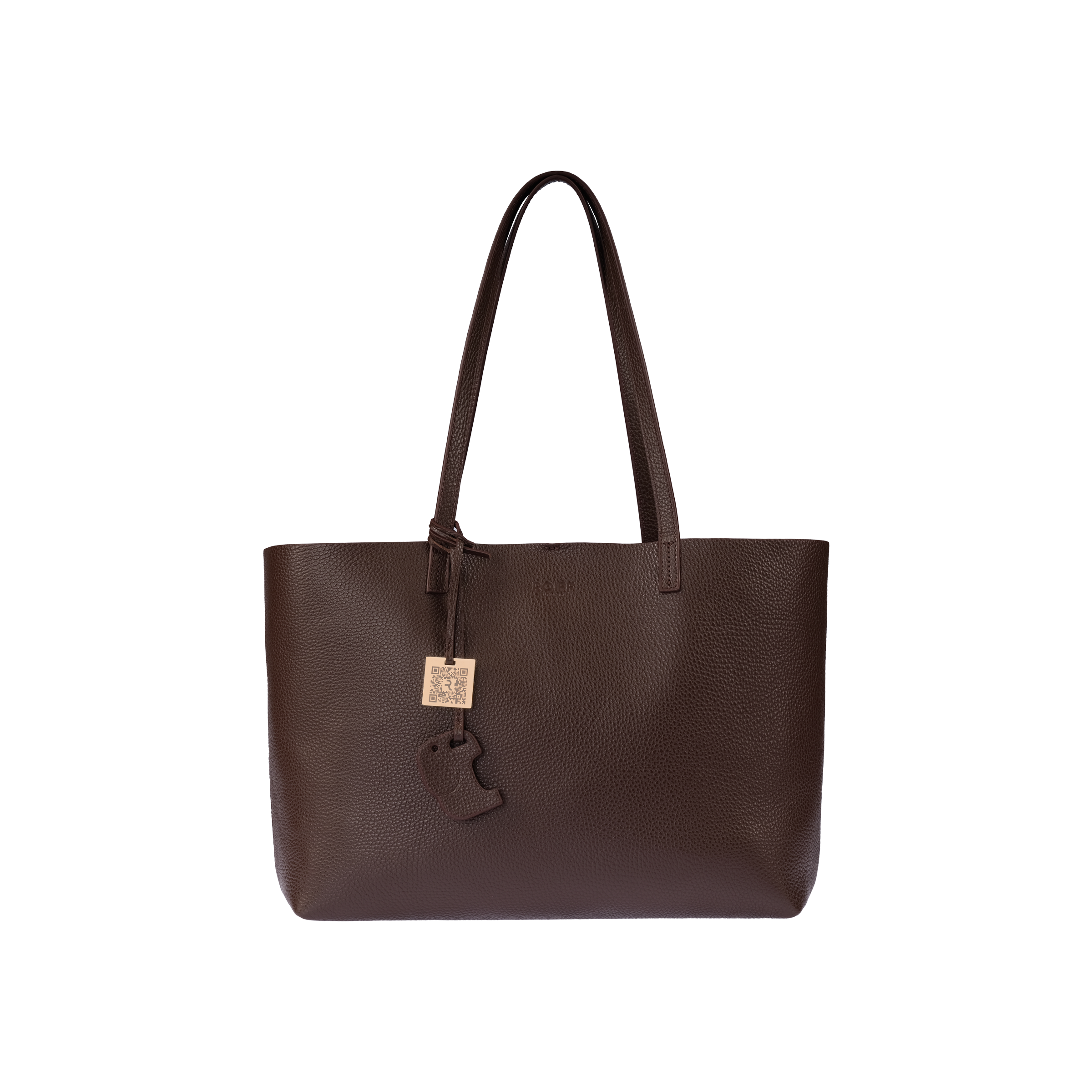 Luna Bag in Bitter made from 100% Italian calfskin leather