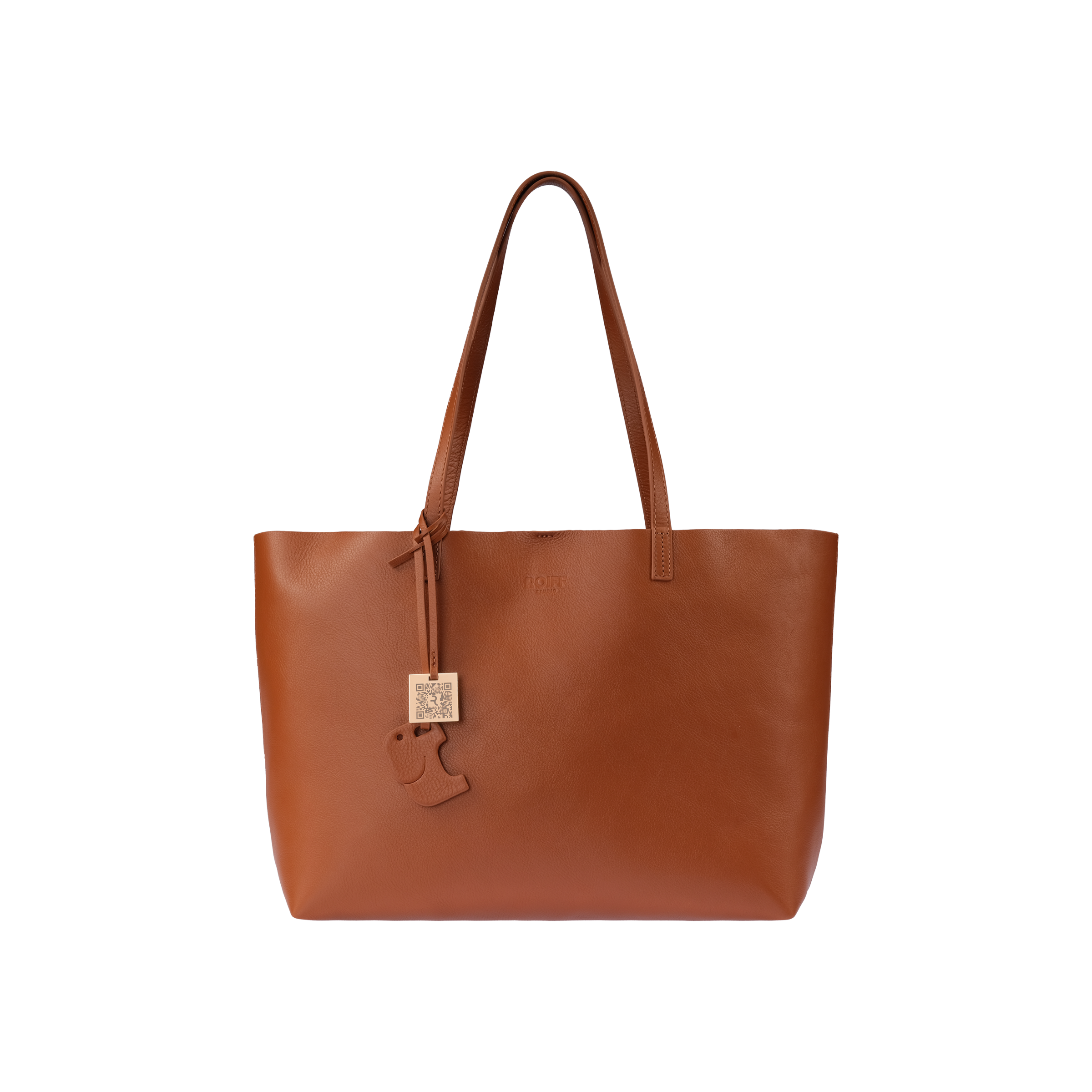 Luna Bag in Burnished Amber crafted from Italian leather