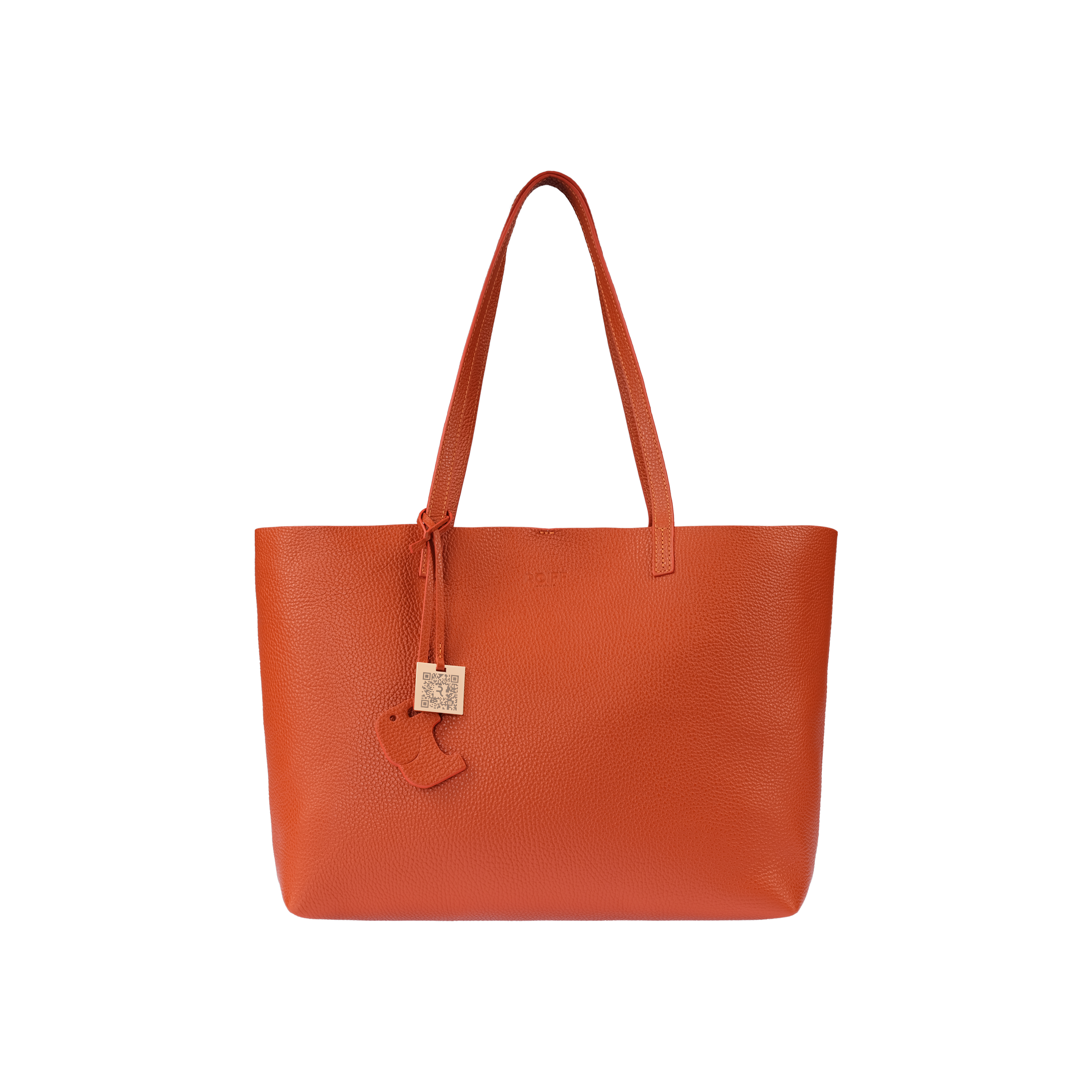 Luna Bag in Corange made with bright leather tones