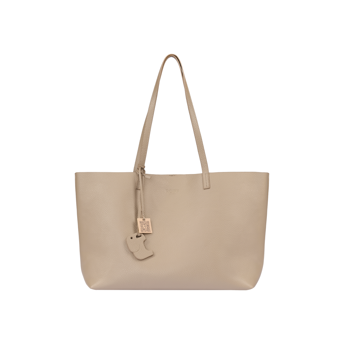 Luna Bag in Elephant’s Breath with neutral leather tones