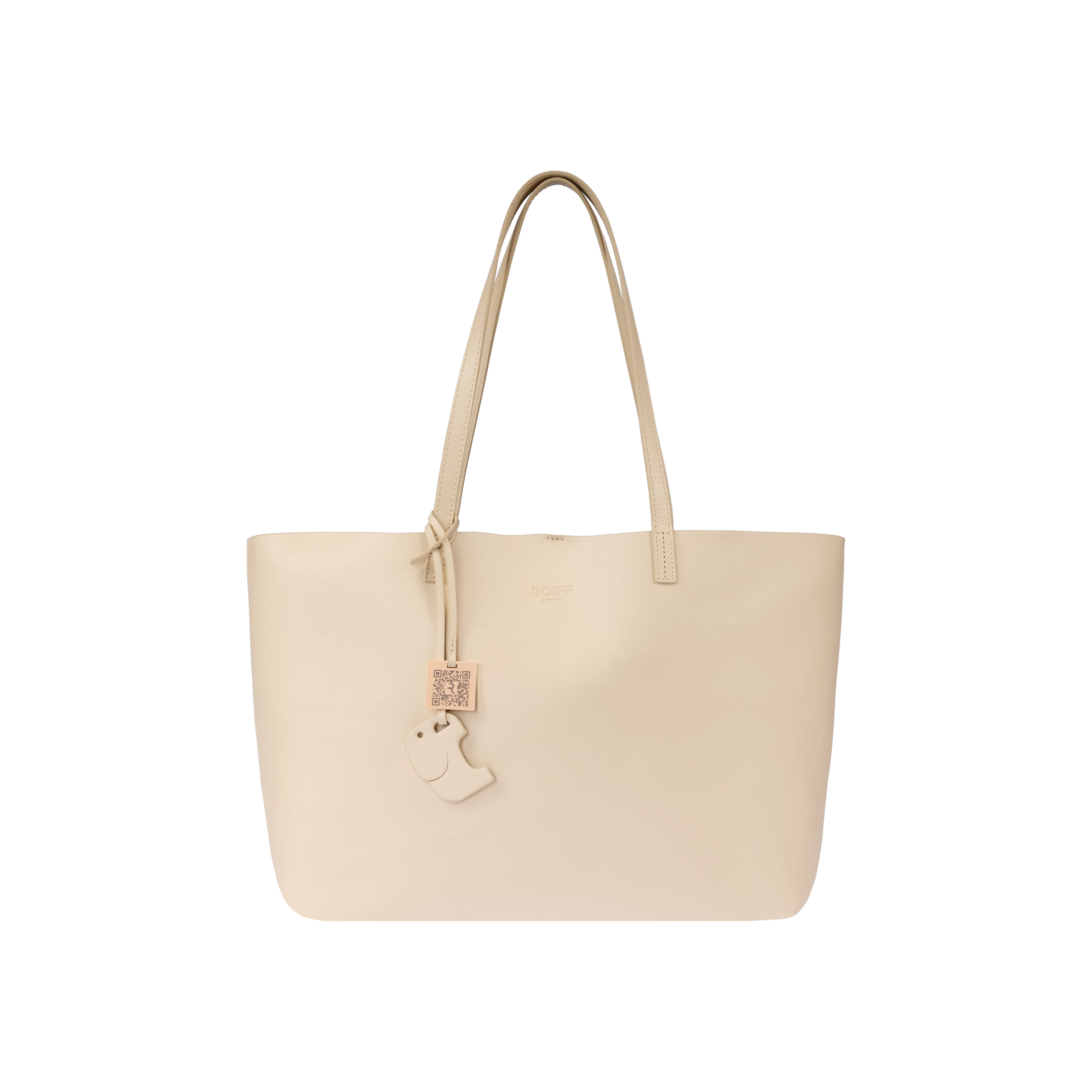 Luna Bag in Ivory made from soft calfskin leather