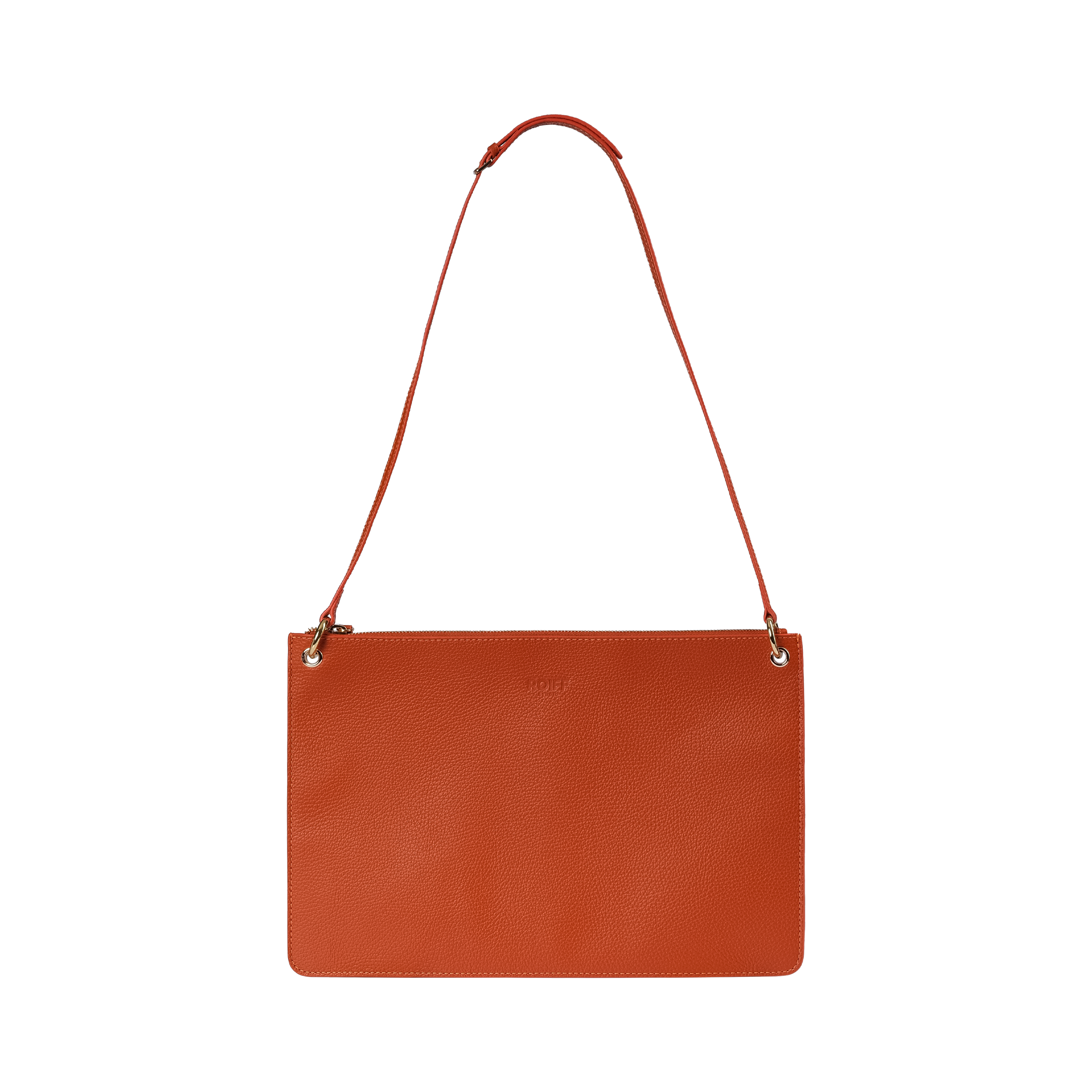 Milla Bag in Corange with bright and vibrant leather