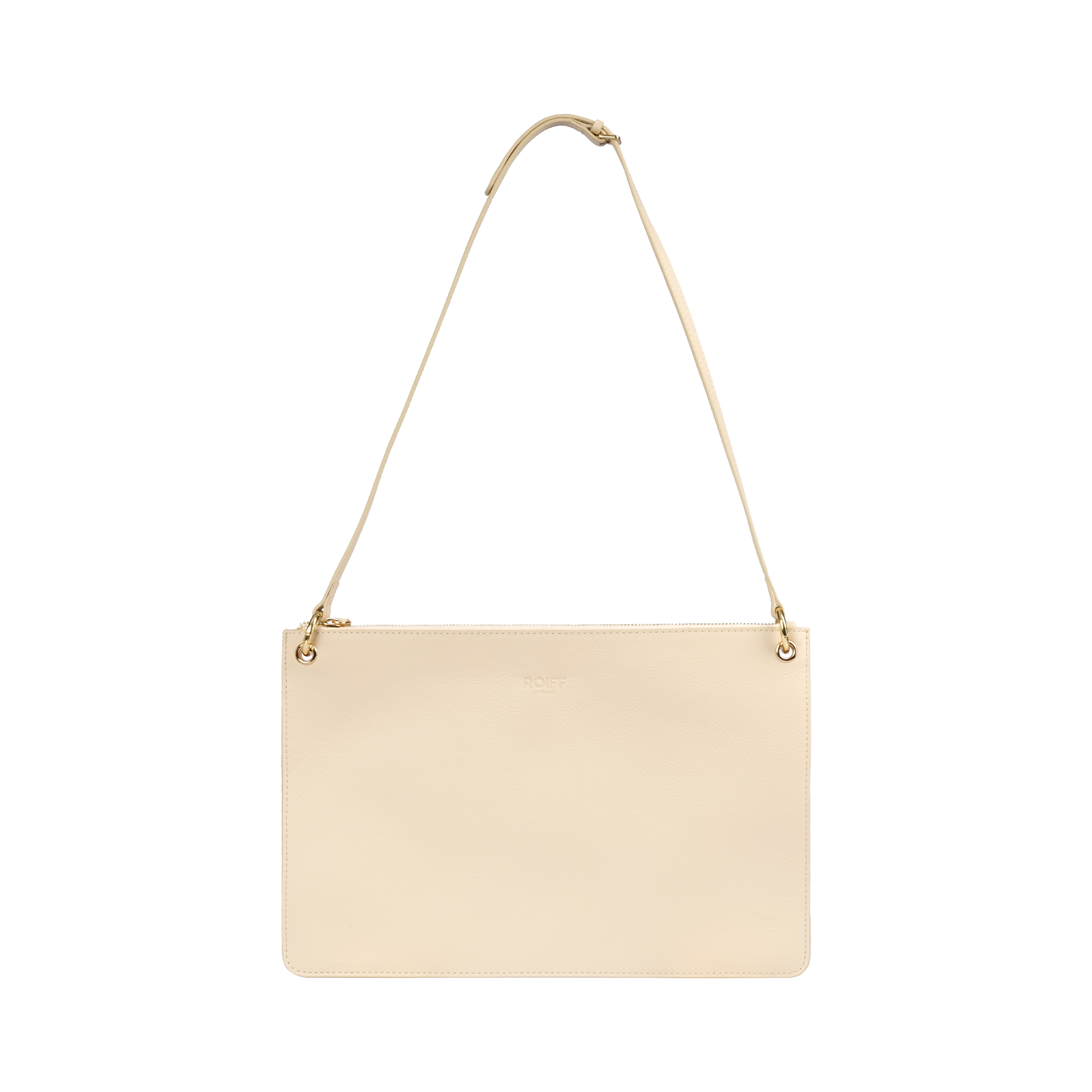 Milla Bag in Ivory crafted from soft leather